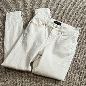 J Crew Mercantile Off White Stretch Skinny Jeans Size 25 x 28